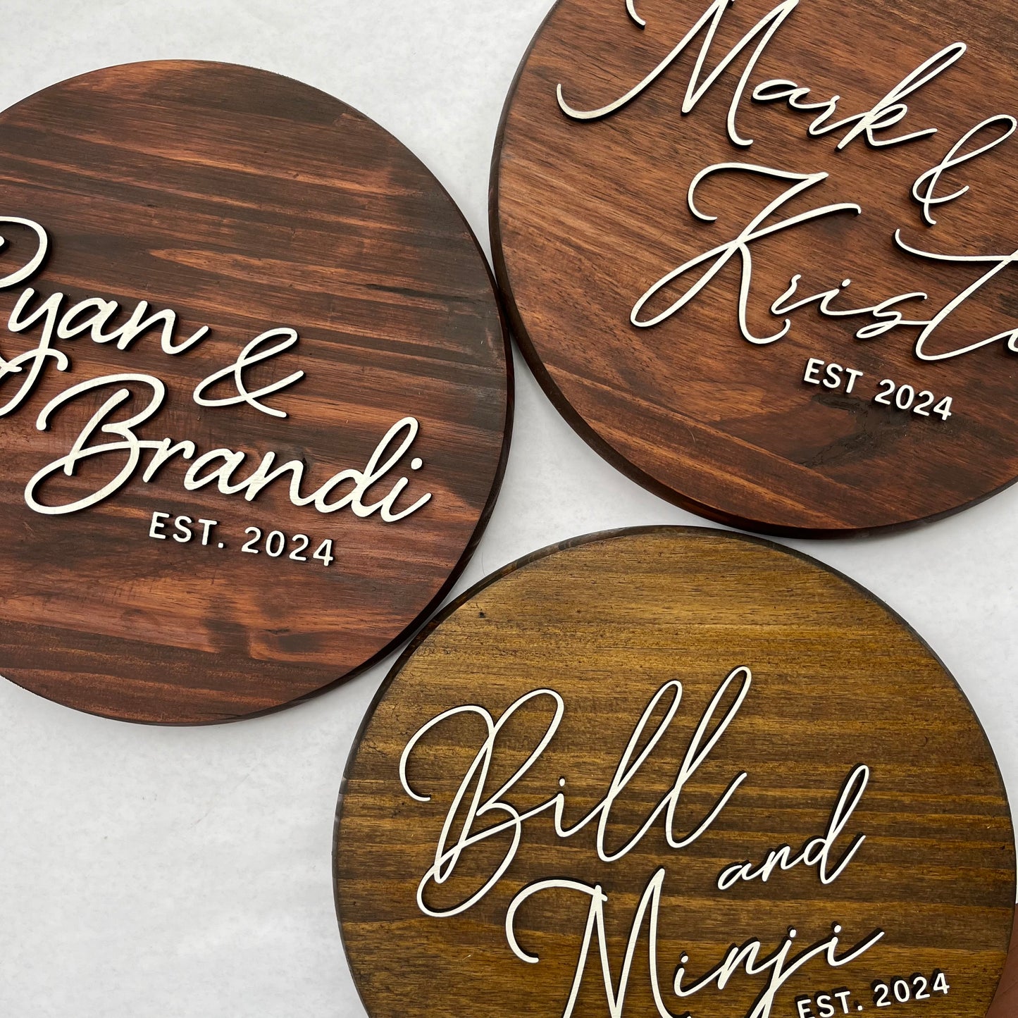 Wedding 12" Wood Sign