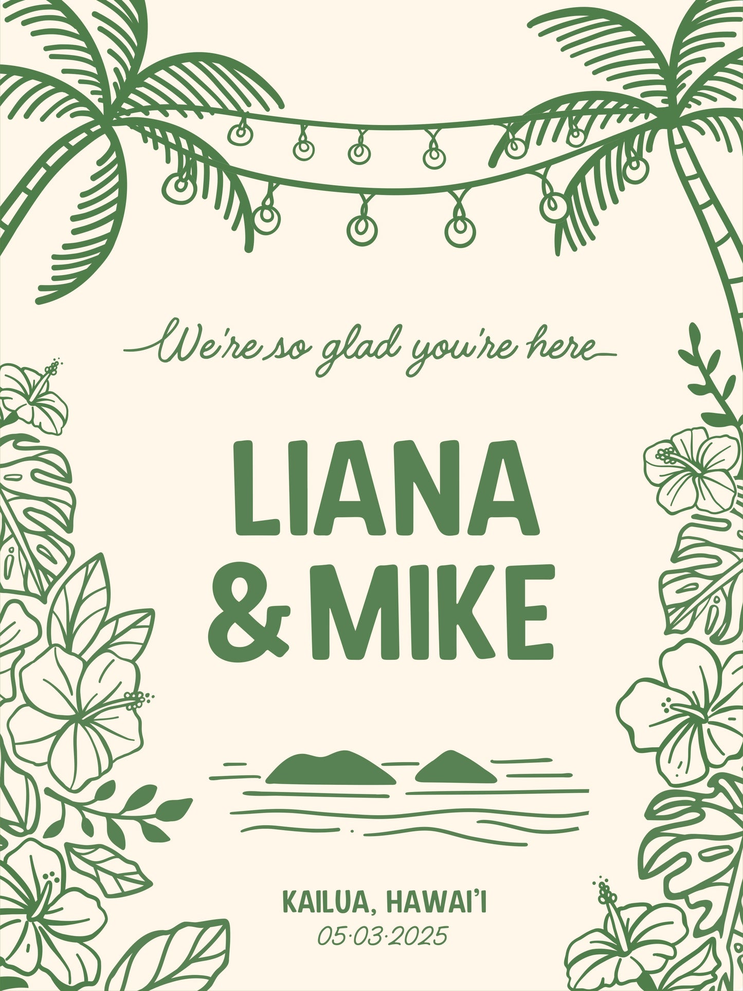 Wedding Sign Illustration